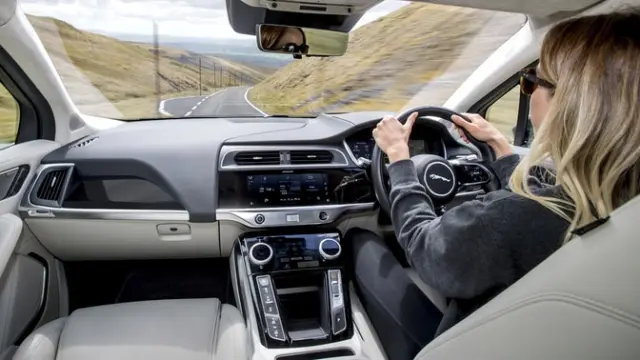 Jaguar E-Pace interior driving