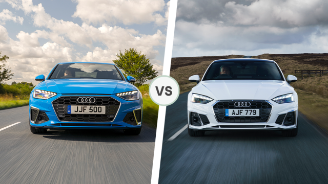 Audi A4 vs Audi A5 front